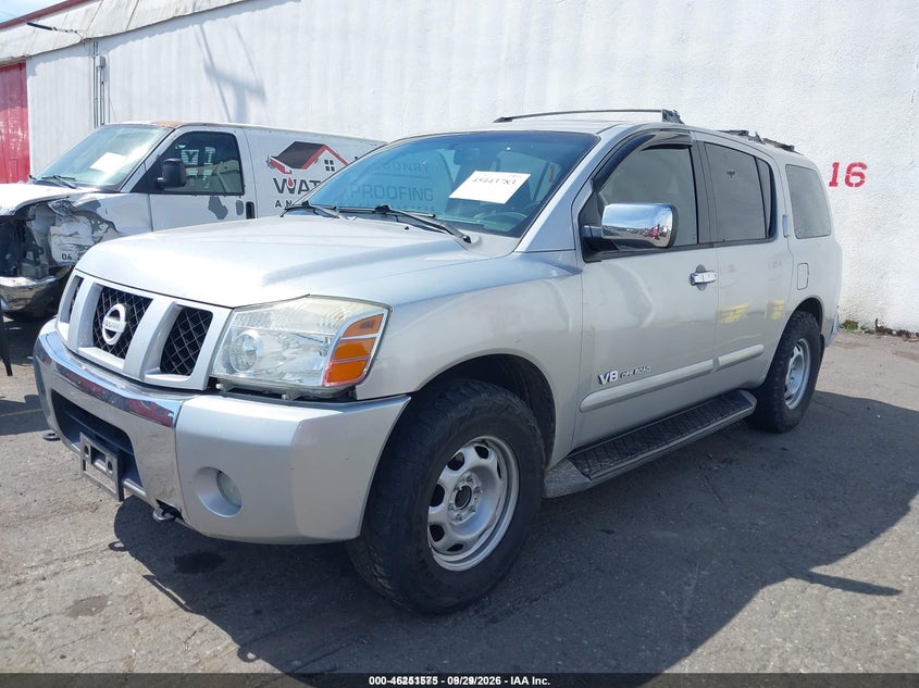 2006 Nissan Armada Se Off-Road, Left Rear, IAAI, VIN 5N1AA08B96N730049 — photo 2