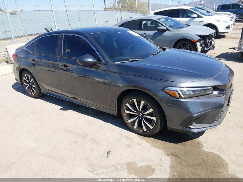 Vin: 2hgfe1f76nh325990, lot: 46751633, honda civic ex 20221