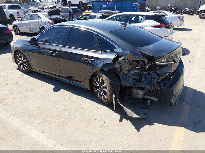 Vin: 2hgfe1f76nh325990, lot: 46751633, honda civic ex 20223