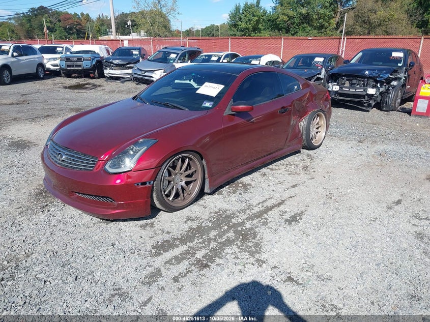 2005 Infiniti G35, Left & Right Side, IAAI, VIN JNKCV54E85M400288 — photo 2