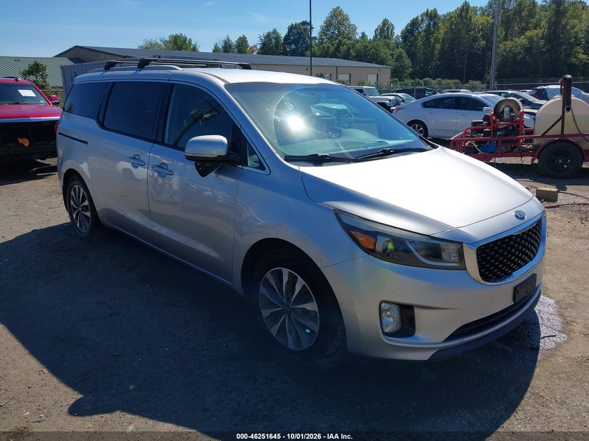 Vin: kndmc5c10f6018952, lot: 46751671, kia sedona sx 20151