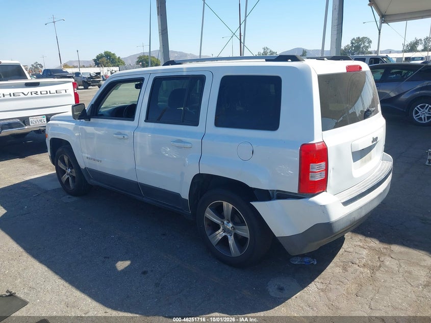 Vin: 1c4njpfa8gd621257, lot: 46751742, jeep patriot high altitude edition 20163