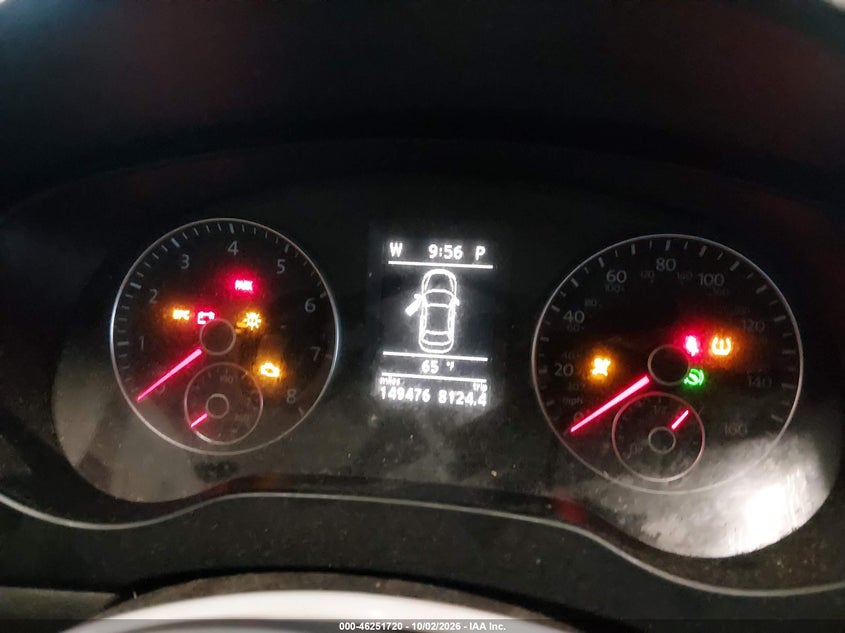 VOLKSWAGEN JETTA 2012 VIN 3VW4A7AJ1CM418869