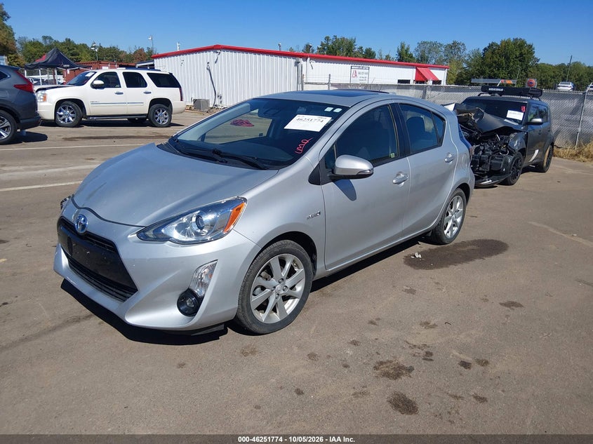 Vin: jtdkdtb35g1120774, lot: 46751799, toyota prius c four 20162