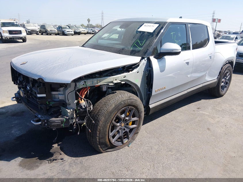 Vin: 7fctgaaa3pn019641, lot: 46751820, rivian r1t adventure quad motor large pack 20232