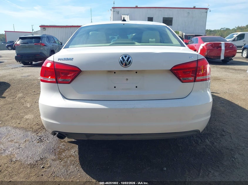 VOLKSWAGEN PASSAT 2012 VIN 1VWBP7A36CC018766