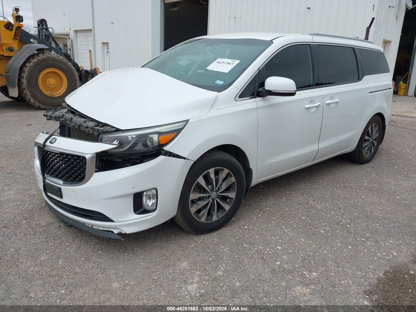 Vin: kndmc5c15h6343888, lot: 46751889, kia sedona sx 20172
