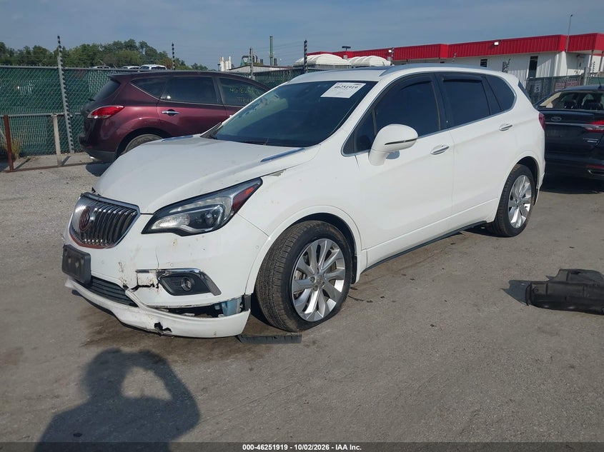 2017 Buick Envision Premium Ii, Front End, IAAI, VIN LRBFXFSX2HD120579 — photo 2