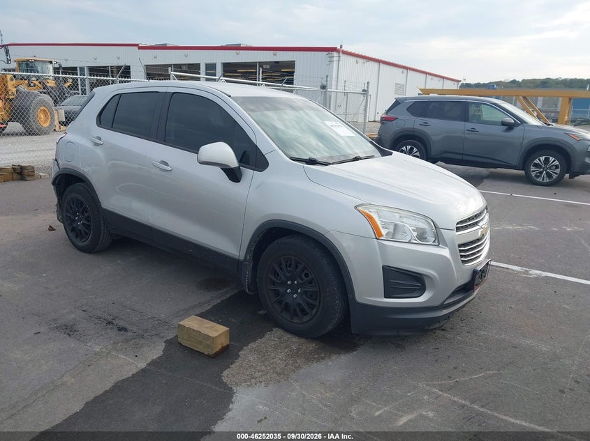 Vin: 3gncjksb0gl241422, lot: 46752061, chevrolet trax 1ls 20161