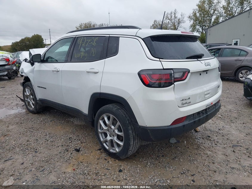 Vin: 3c4njdfb6nt170554, lot: 46752106, jeep compass latitude lux 4x4 20223