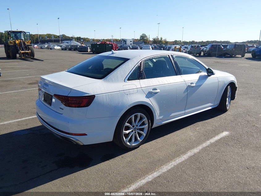 Vin: waudnaf42kn003391, lot: 46752112, audi a4 45 premium 20194