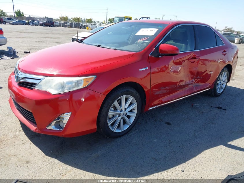 2013 Toyota Camry Hybrid Xle, Left Side, IAAI, VIN 4T1BD1FK5DU092955 — photo 2