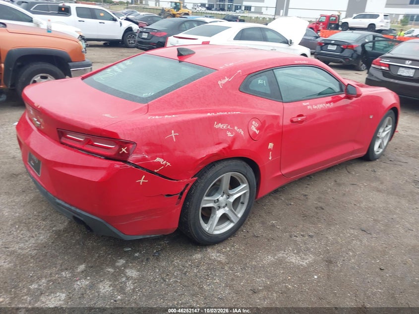 Vin: 1g1fa1rs1j0105965, lot: 46752173, chevrolet camaro 1ls 20184