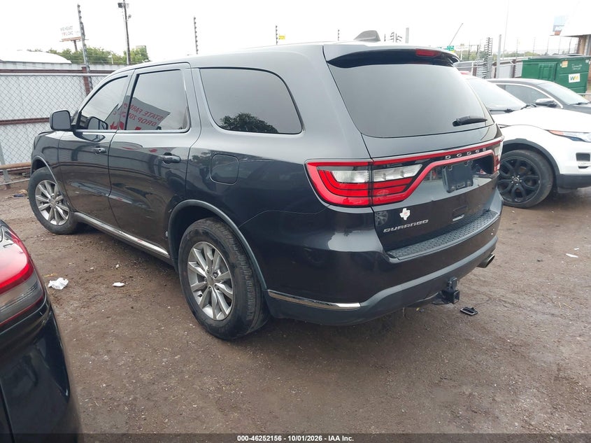 Vin: 1c4rdhag8gc387086, lot: 46752182, dodge durango sxt 20163