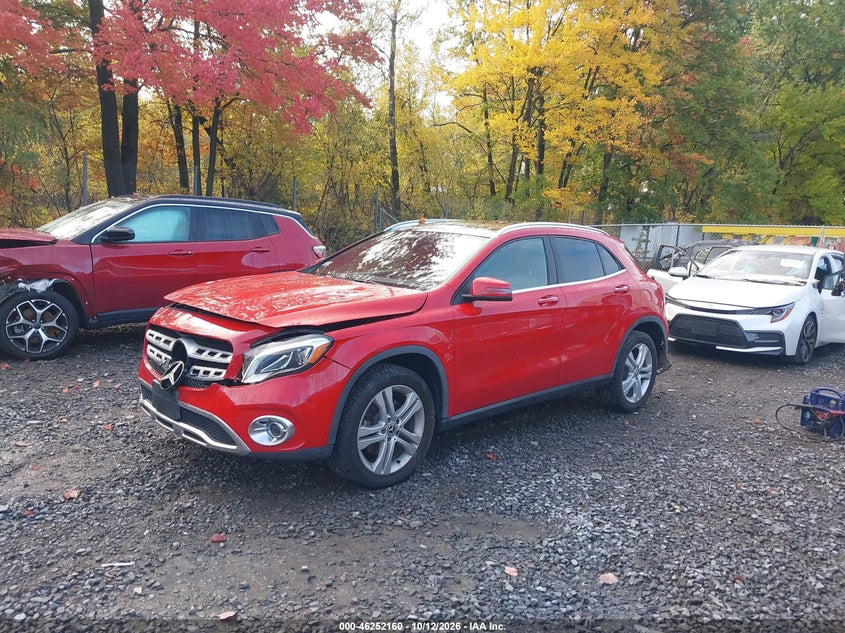 Vin: wdctg4gbxkj549784, lot: 46752186, mercedes-benz gla 250 4matic 20192