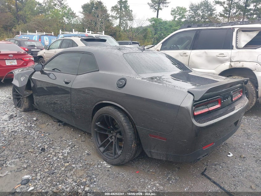 Vin: 2c3cdzc94kh715852, lot: 46752267, dodge challenger srt hellcat 20193