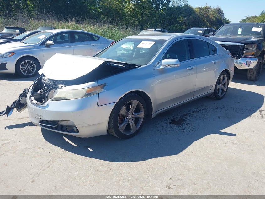 2013 Acura Tl 3.5, Front End, IAAI, VIN 19UUA8F75DA000353 — photo 2