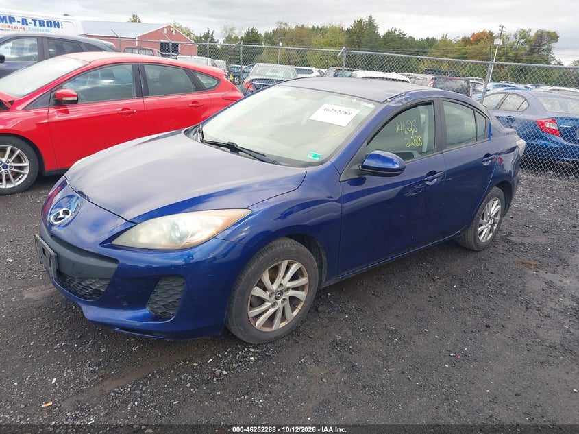 Vin: jm1bl1v76d1706899, lot: 46752314, mazda mazda3 i touring 20132
