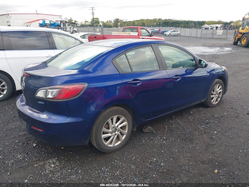 Vin: jm1bl1v76d1706899, lot: 46752314, mazda mazda3 i touring 20134