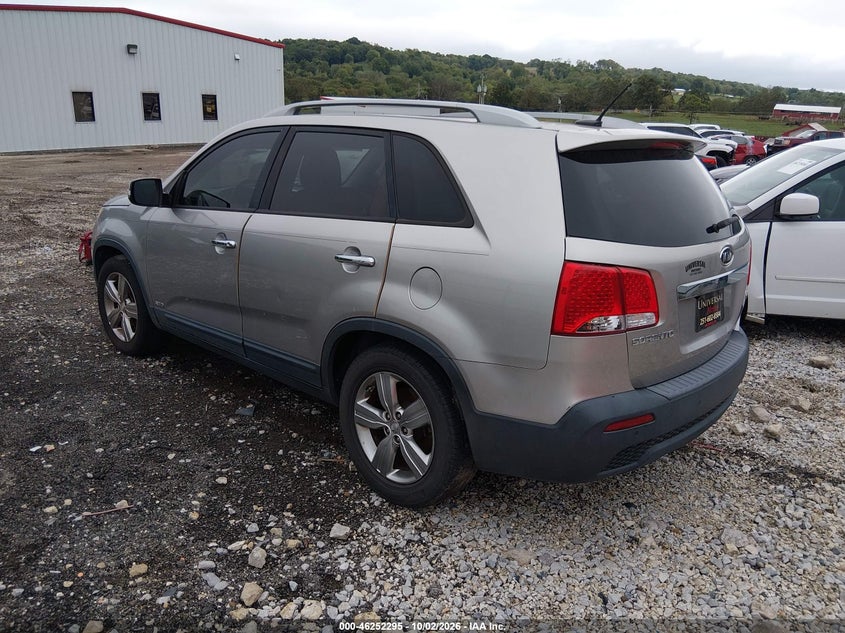 Vin: 5xykuda23dg332499, lot: 46752321, kia sorento ex v6 20133