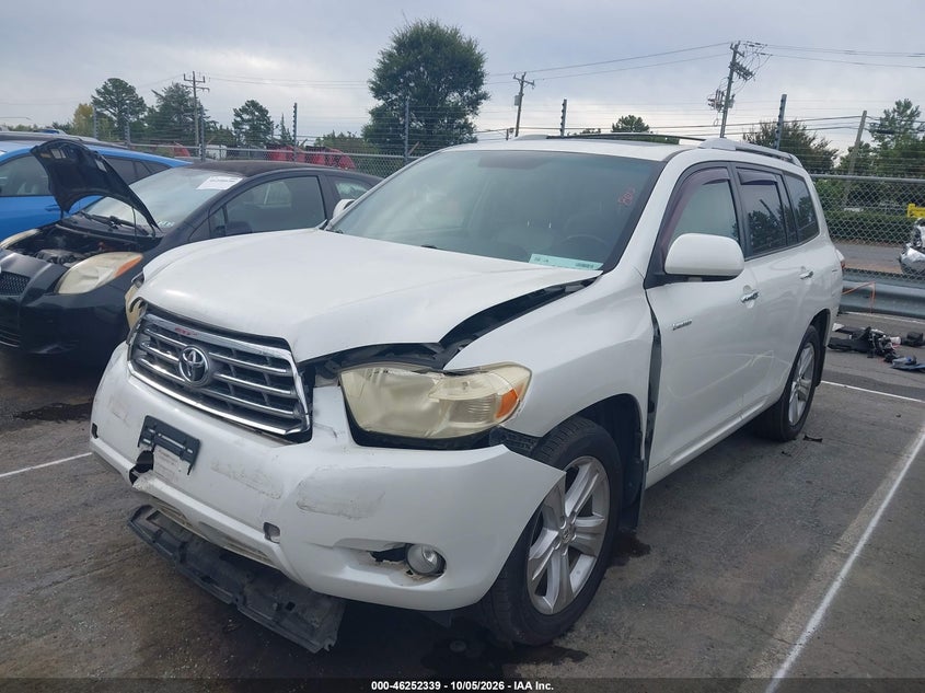 Vin: jteyk3eh1a2096896, lot: 46752365, toyota highlander limited v6 20102
