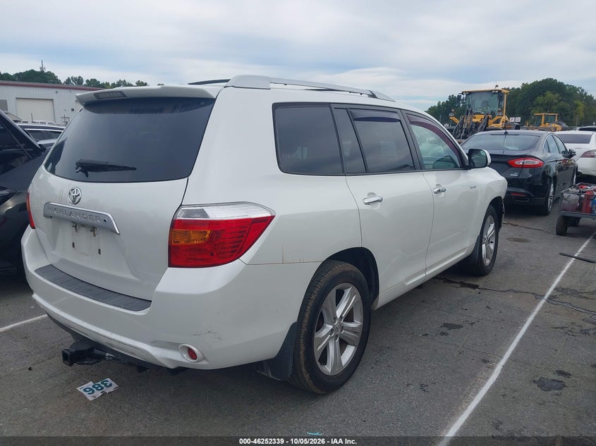 Vin: jteyk3eh1a2096896, lot: 46752365, toyota highlander limited v6 20104