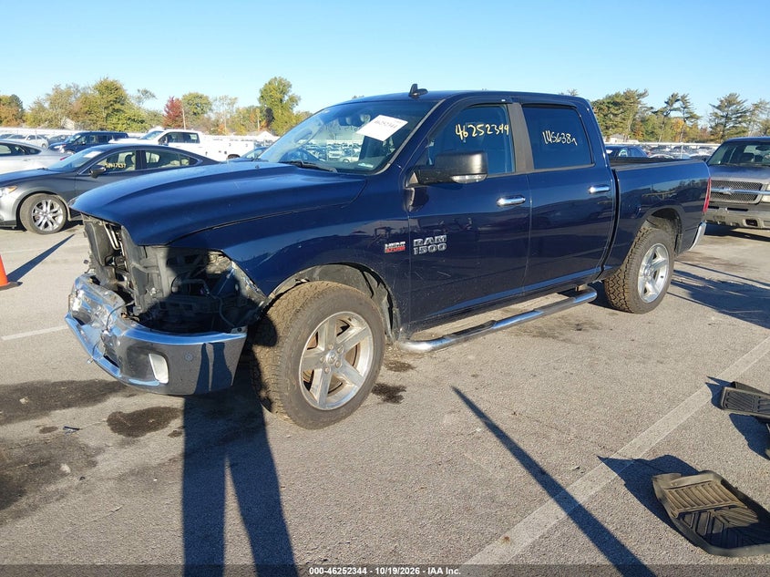 Vin: 3c6rr7lt3gg206535, lot: 46752370, ram 1500 big horn 20162