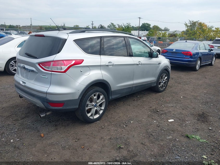Vin: 1fmcu0hx3dub17343, lot: 46752398, ford escape sel 20134