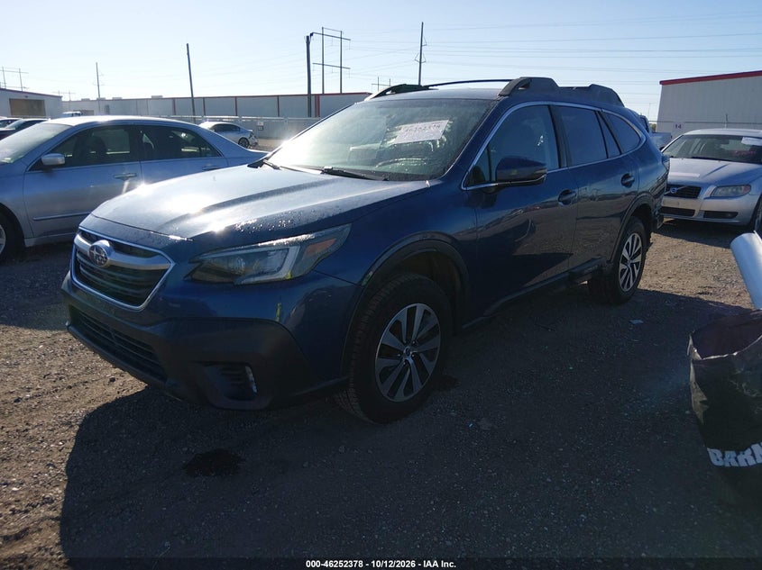 Vin: 4s4btacc3m3167335, lot: 46752404, subaru outback premium 20212