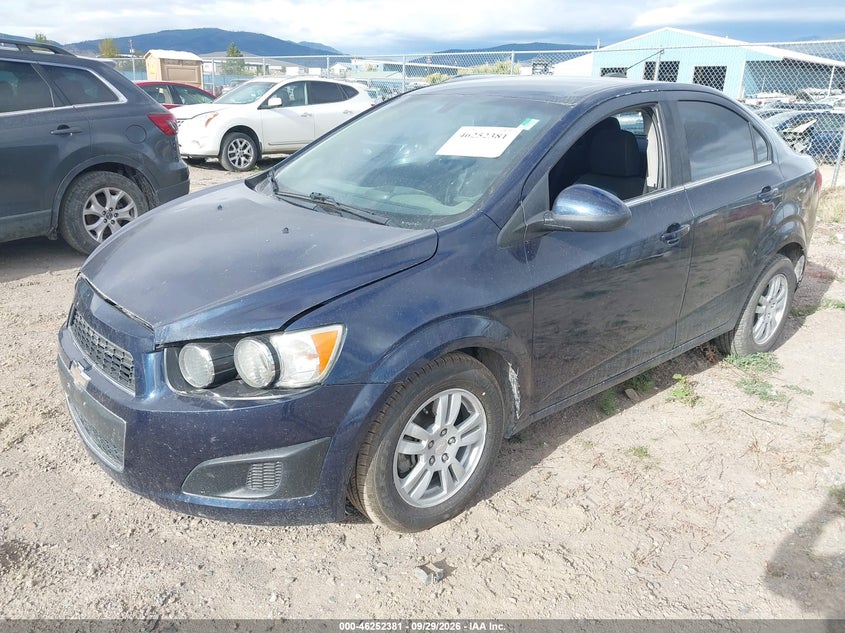 Vin: 1g1jc5sh5f4184504, lot: 46752407, chevrolet sonic lt auto 20152