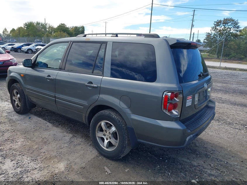 HONDA PILOT 2007 VIN 5FNYF18557B005911