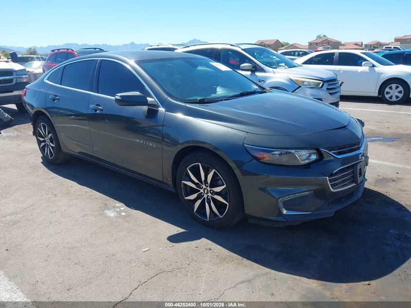 2017 Chevrolet Malibu 1Lt, Rear, IAAI, VIN 1G1ZE5ST0HF287273