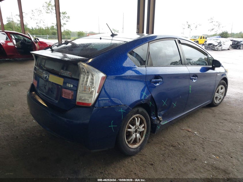 Vin: jtdkn3du5a0205565, lot: 46752460, toyota prius ii 20104