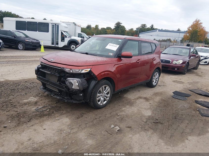 Vin: kndj23au0l7108440, lot: 46752468, kia soul lx 20202