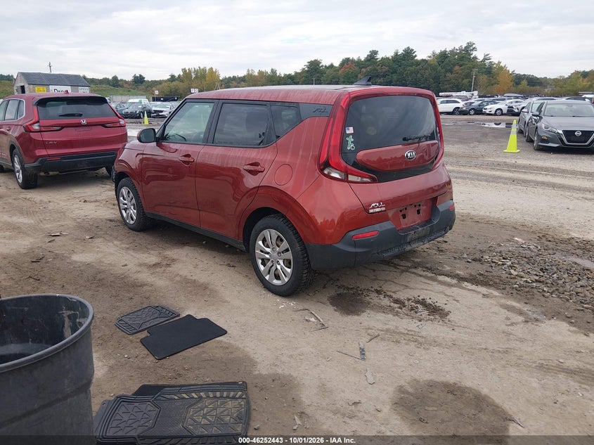 Vin: kndj23au0l7108440, lot: 46752468, kia soul lx 20203