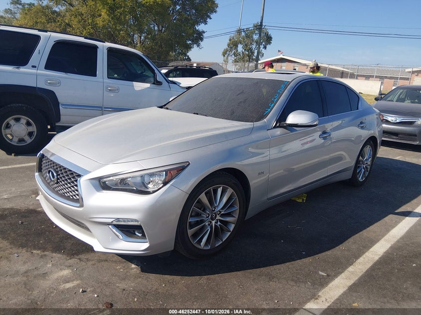Vin: jn1ev7ap0km515798, lot: 46752473, infiniti q50 3.0t luxe 20192
