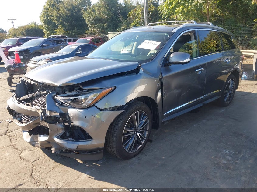 Vin: 5n1dl0mm4lc539046, lot: 46752590, infiniti qx60 luxe awd 20202