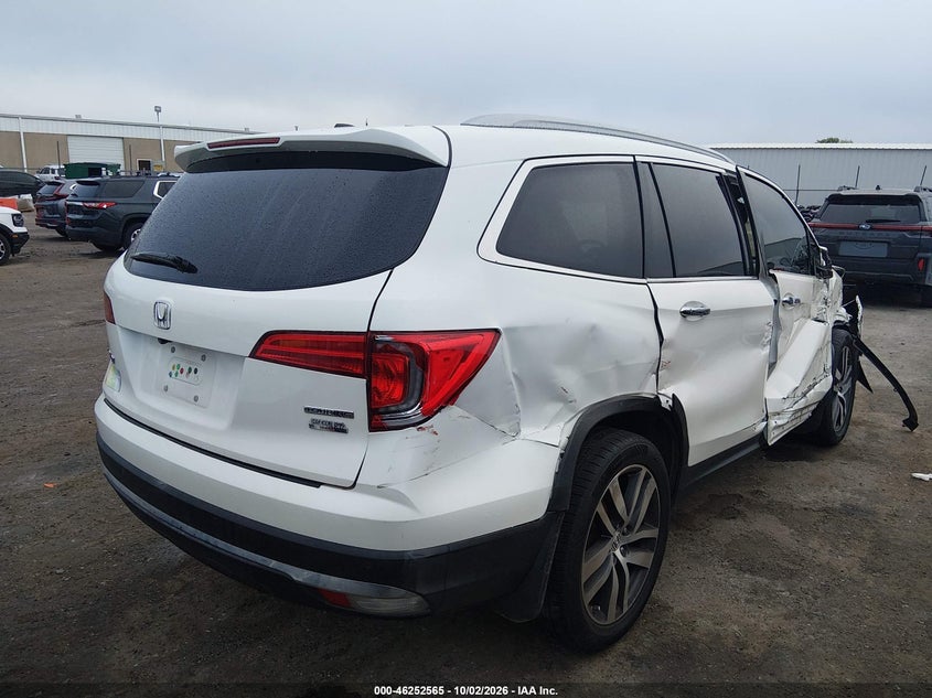 Vin: 5fnyf5h9xgb022794, lot: 46752591, honda pilot touring 20164