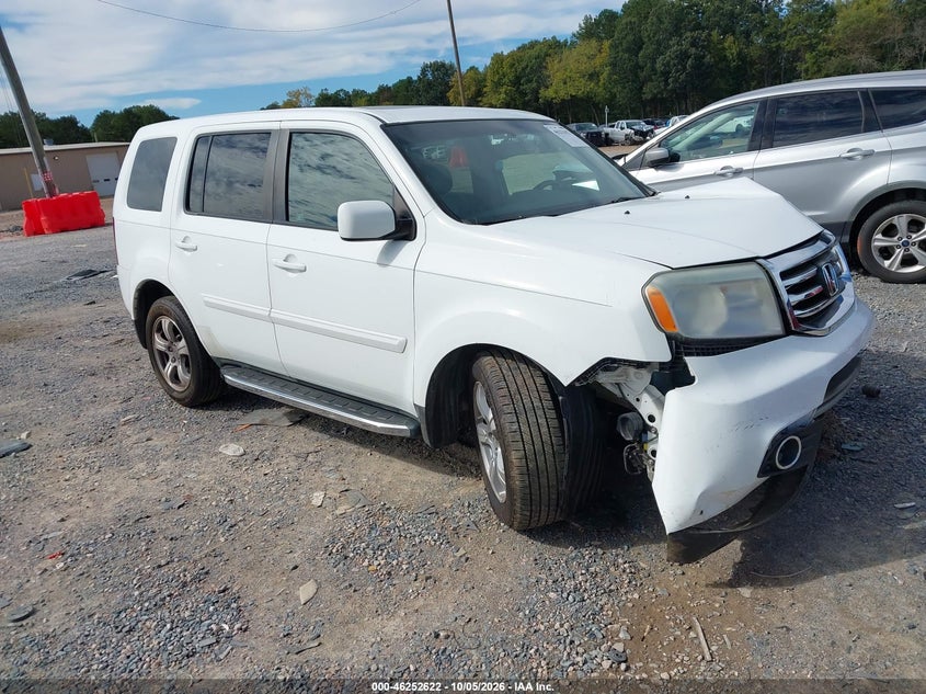 Vin: 5fnyf3h58cb017105, lot: 46752649, honda pilot ex-l 20121