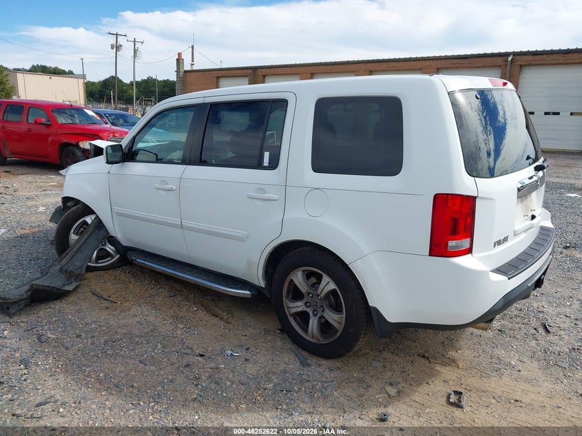 Vin: 5fnyf3h58cb017105, lot: 46752649, honda pilot ex-l 20123