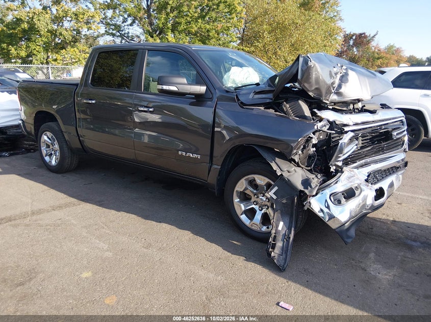 Vin: 1c6srfft1kn749809, lot: 46752662, ram 1500 big horn/lone star  4x4 5'7 box 2019 img_1