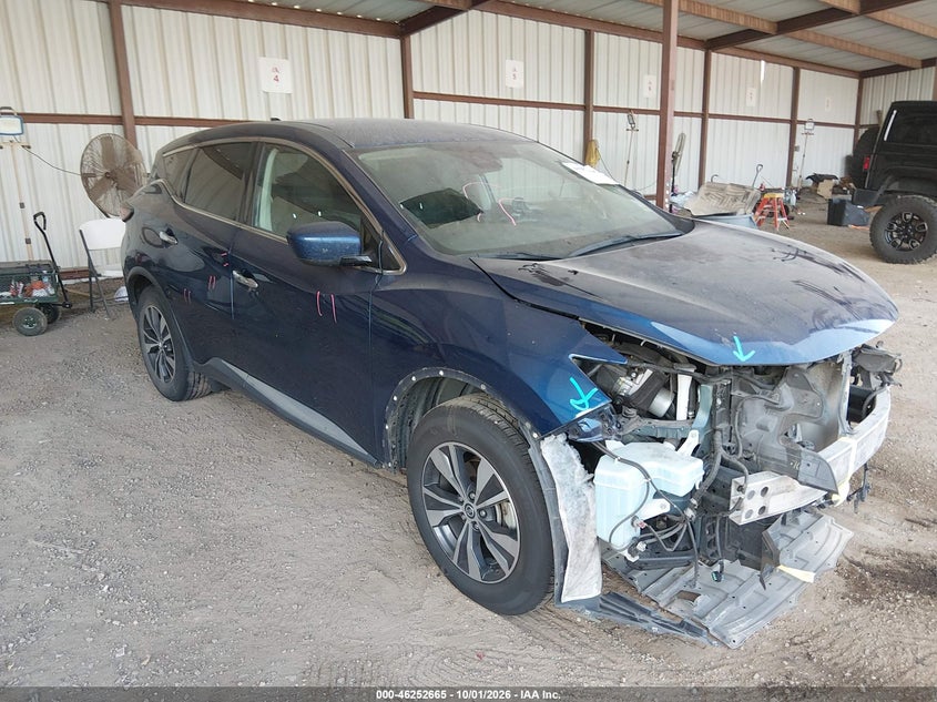 Vin: 5n1az2aj4mc100406, lot: 46752691, nissan murano s fwd 20211