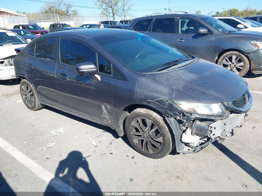 Vin: 19xfb2f8xee021773, lot: 46752722, honda civic ex 20141
