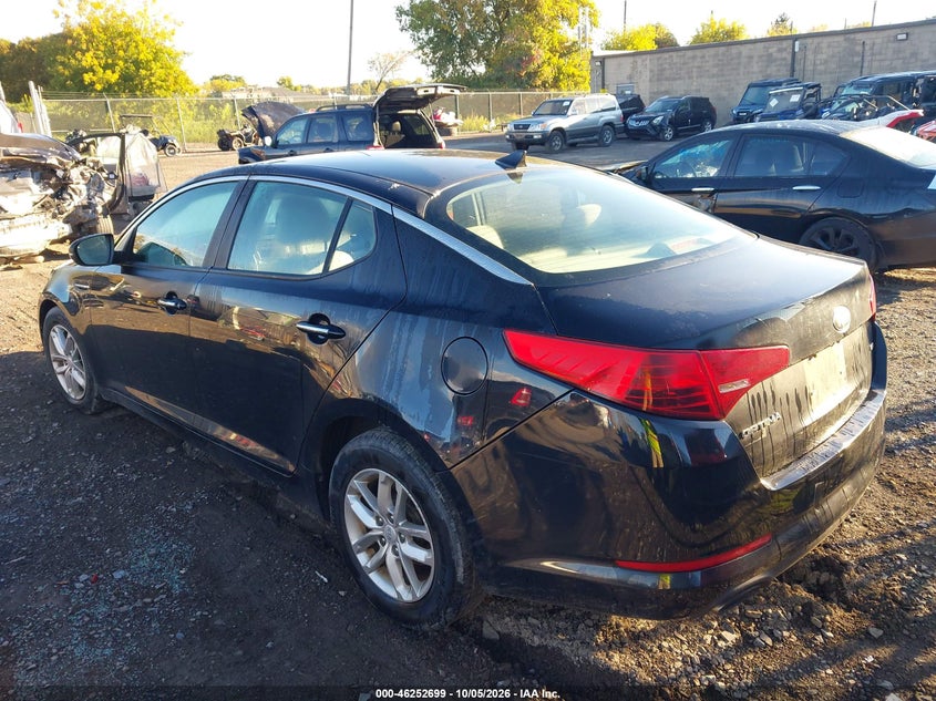 Vin: 5xxgm4a73dg254411, lot: 46752725, kia optima lx 20133