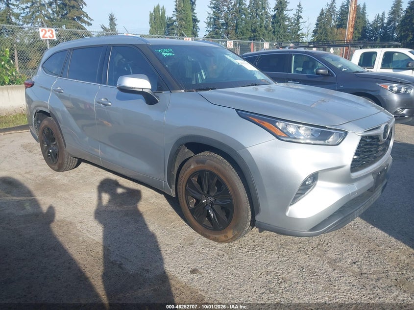 2020 Toyota Highlander Xle, Rear, IAAI, VIN 5TDGZRAH9LS502441