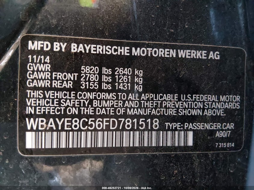 2015 BMW 750LI · Фото 9