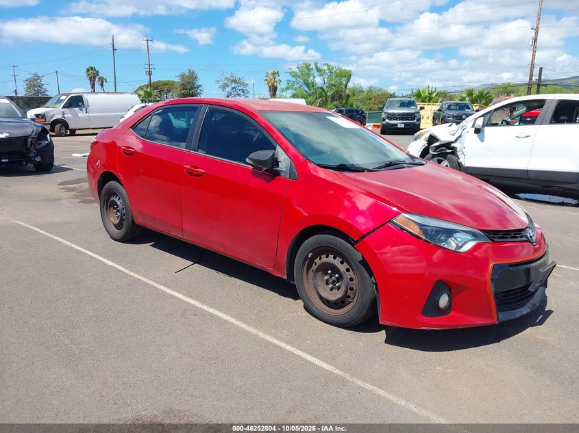 Vin: 5yfburhe4fp264824, lot: 46752830, toyota corolla s 20151