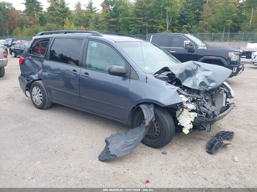 2009 Toyota Sienna Le, Перёд, IAAI, VIN 5TDZK23C79S235492
