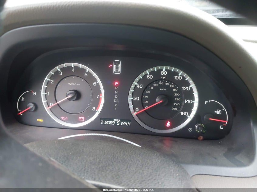 HONDA ACCORD SDN 2009 VIN 1HGCP36819A030236
