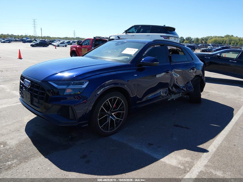Vin: wa1evaf12ld017385, lot: 46752896, audi q8 premium plus 55 tfsi quattro tiptronic 20202